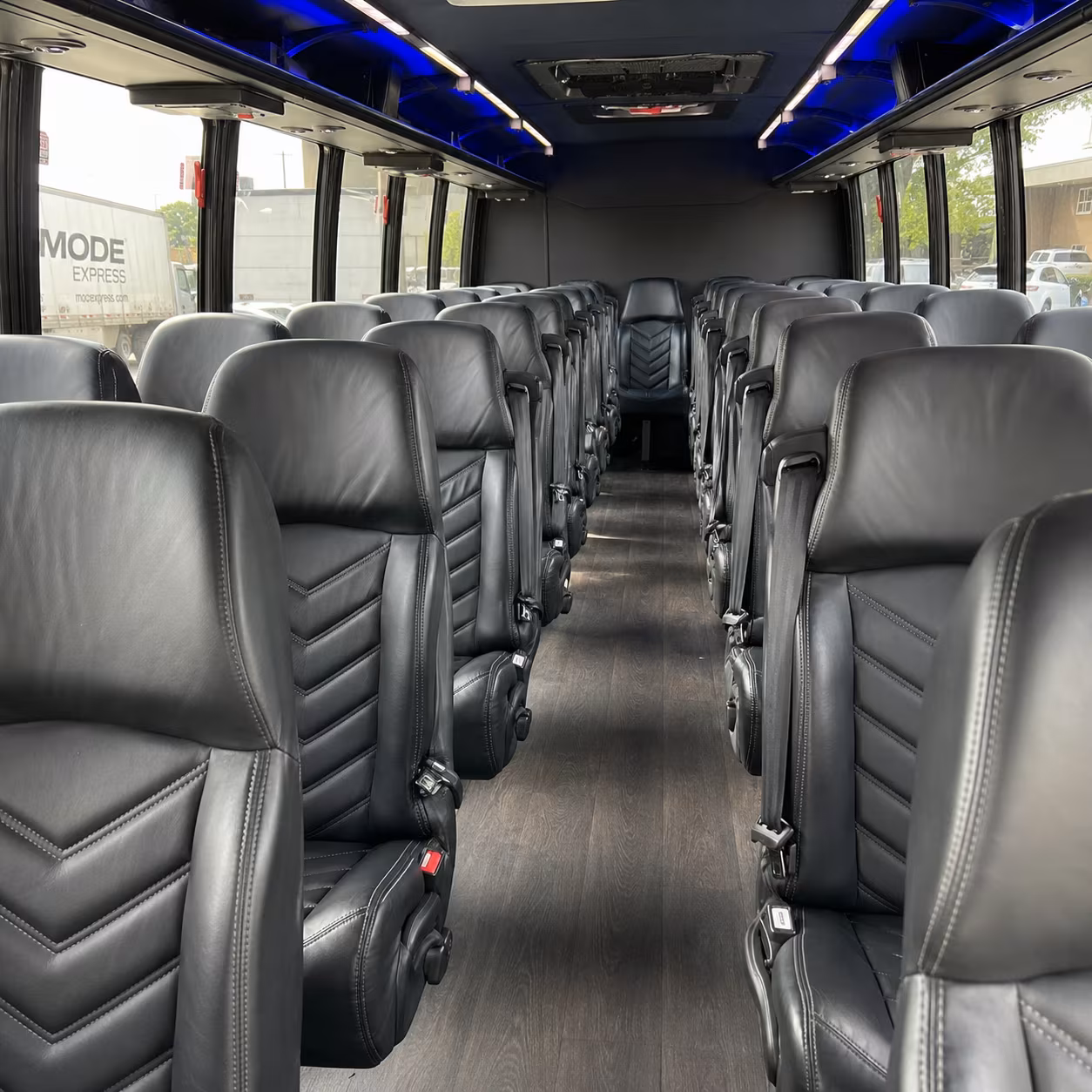 Tulsa Airport Shuttle & Transportation party bus exterior