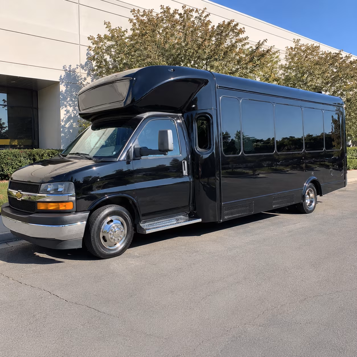 Tulsa Private Event Transportation party bus exterior