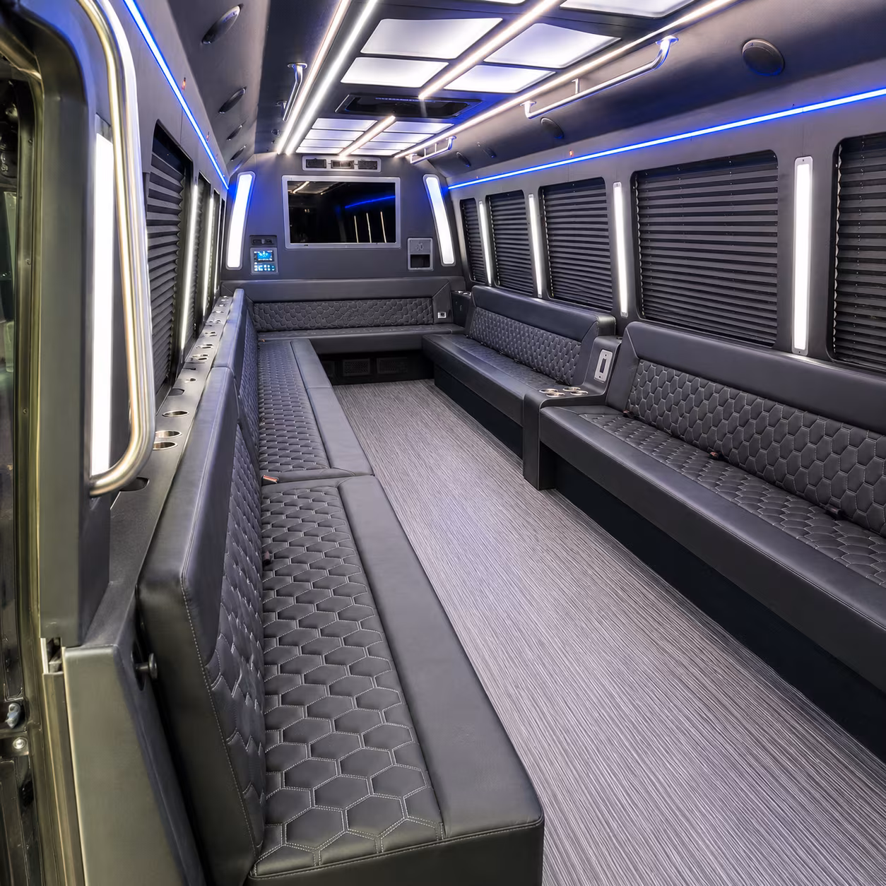 Tulsa Private Event Transportation party bus exterior