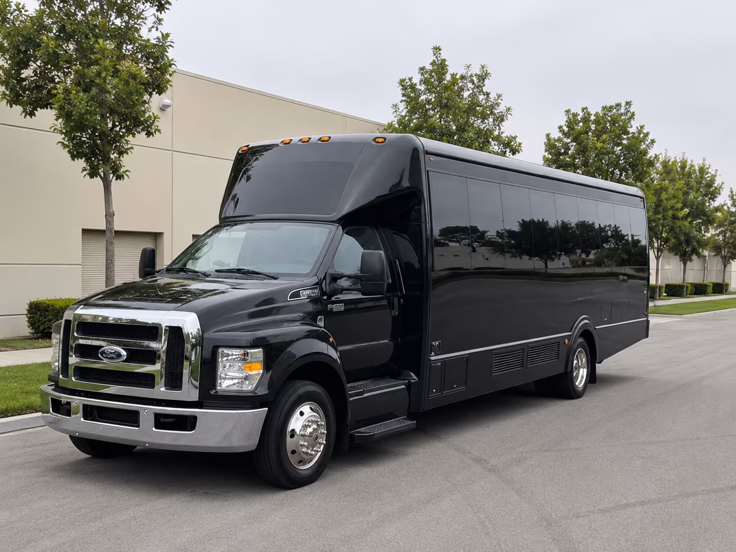 Tulsa Private Event Transportation party bus exterior
