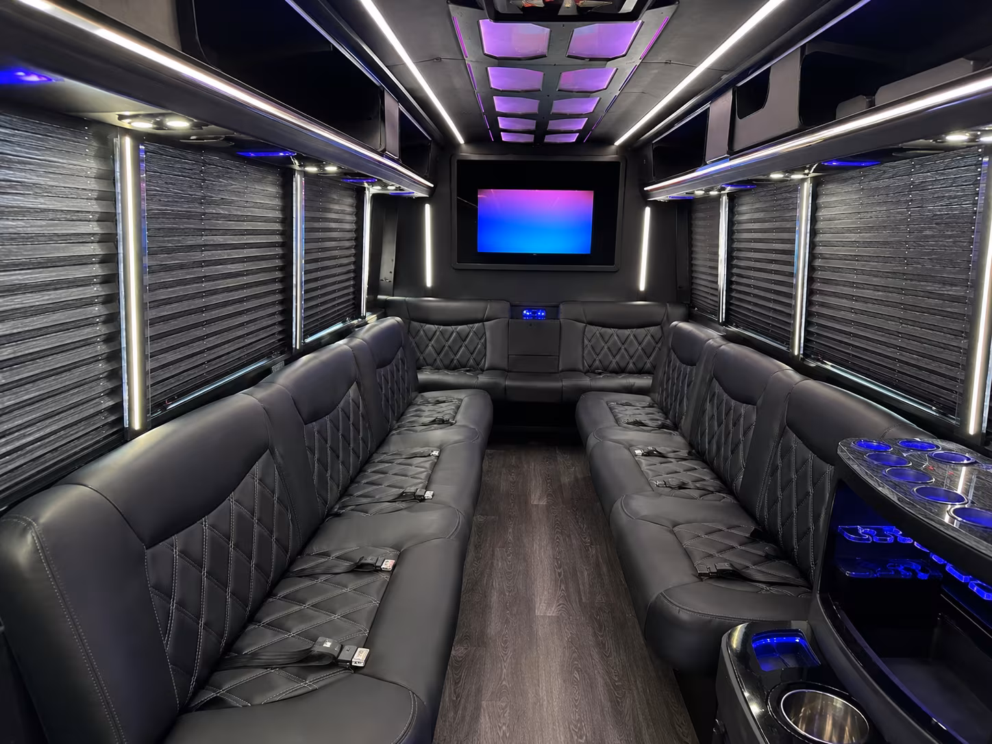 Tulsa Prom & Homecoming Transportation party bus exterior