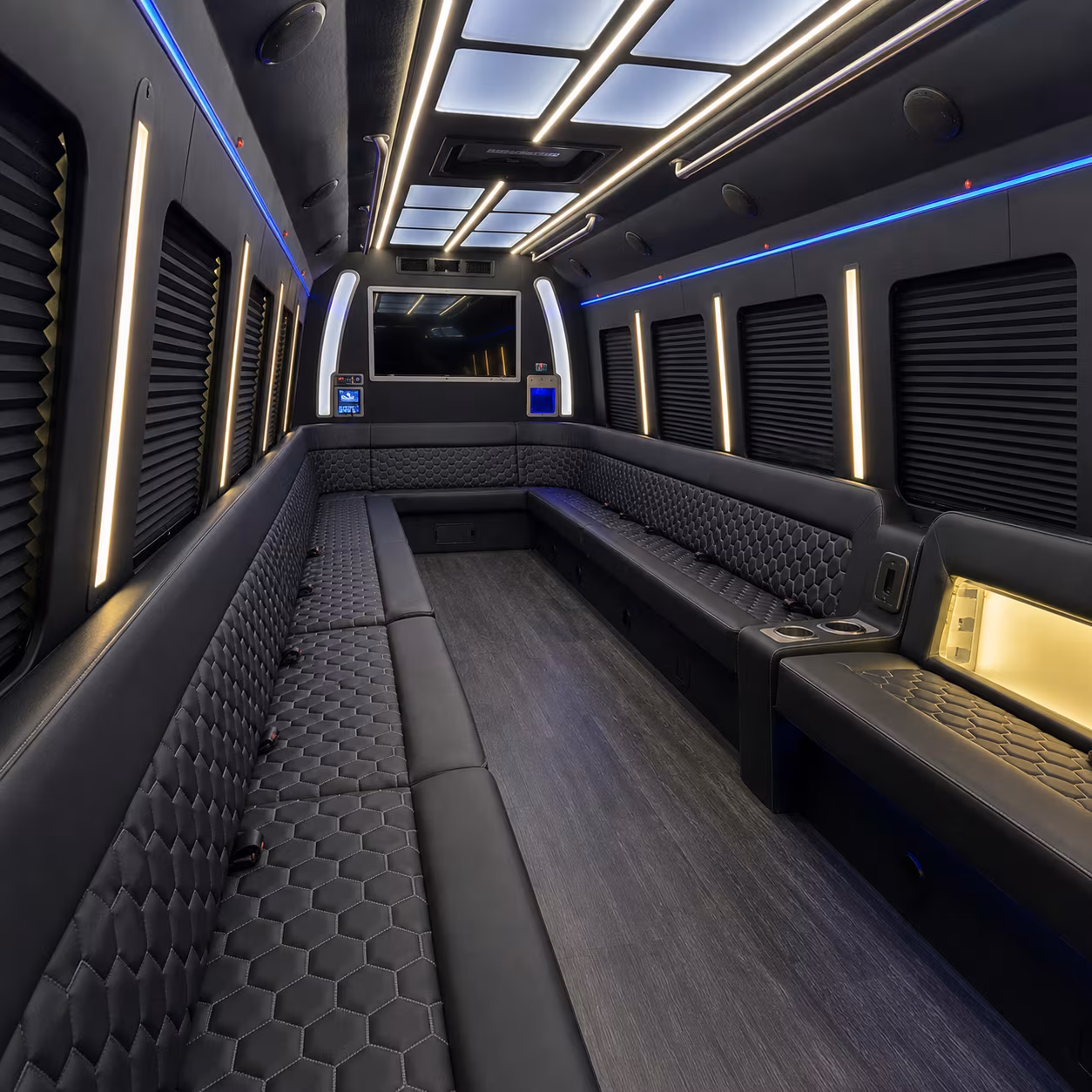 Tulsa Wedding Transportation party bus exterior
