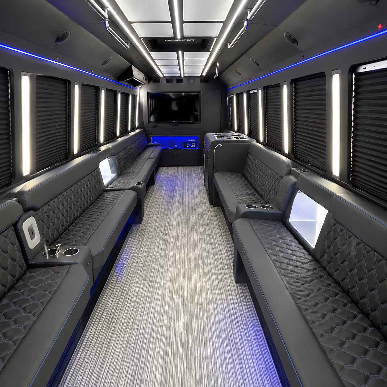 Tulsa Winery Tour & Pub Crawl Transportation onboard seating