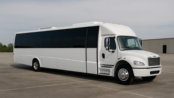 Exterior of Tulsa Party Bus Company's 20 Passenger Party Bus in Edmond