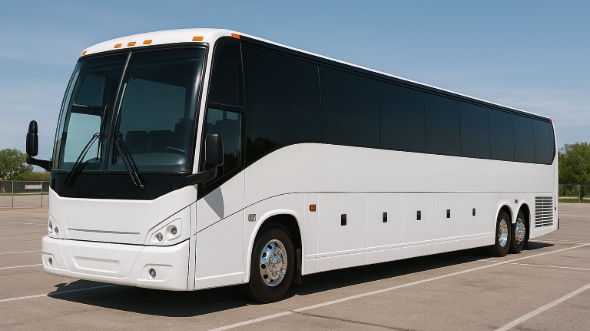 Exterior of Tulsa Party Bus Company's 50 Passenger Party Bus in Enid