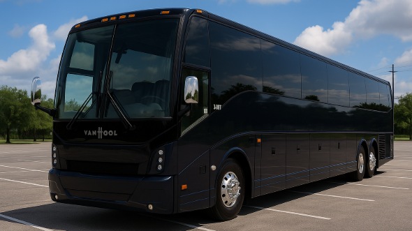 Exterior of Tulsa Party Bus Company's 50 Passenger Party Bus in Oklahoma City