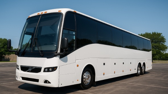Exterior of Tulsa Party Bus Company's 51 Passenger Charter Bus in Tulsa