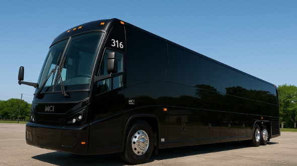 Exterior of Tulsa Party Bus Company's ADA Charter Bus in Tulsa